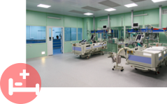 Intensive care wards and resuscitation units